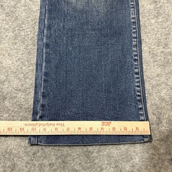 Nature Denim Women's Wide Leg Button Fly Jeans Size 26 Blue Medium Wash Denim - Picture 5 of 9